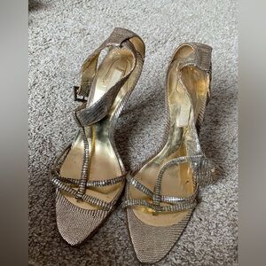 Gold Brazilian made sexy heels